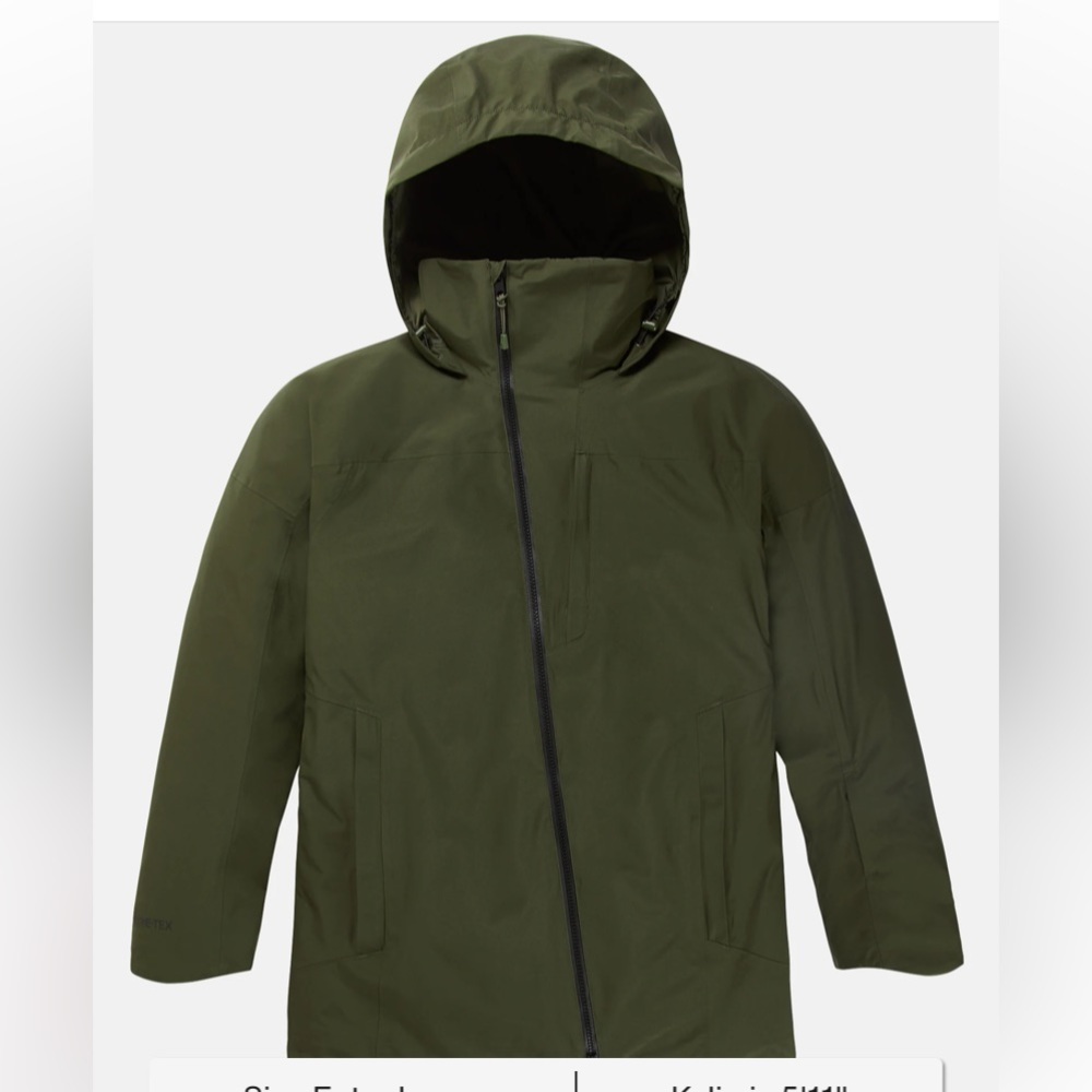 Women's Burton Pillowline GORE-TEX 2L Snowboard Jacket in Forest Night Size XS